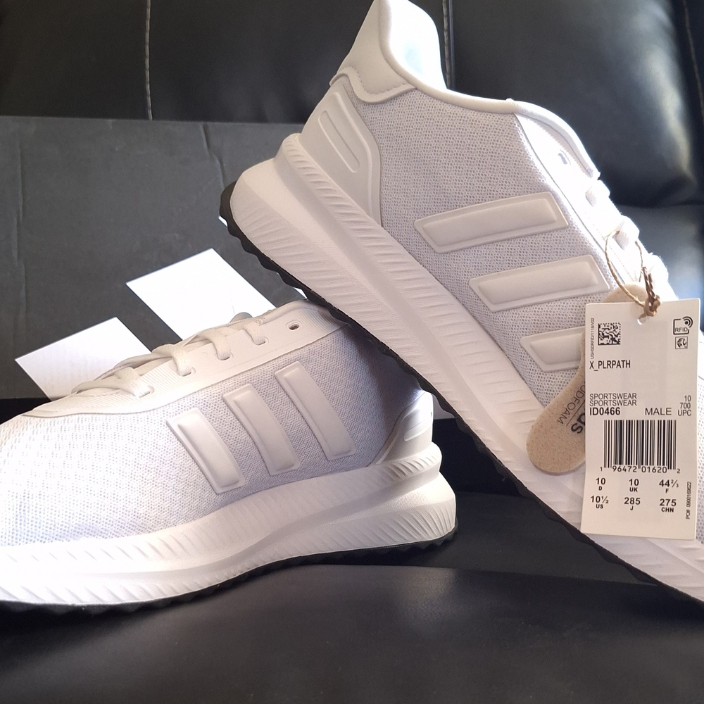adidas Mens' White Athletic Running Shoes